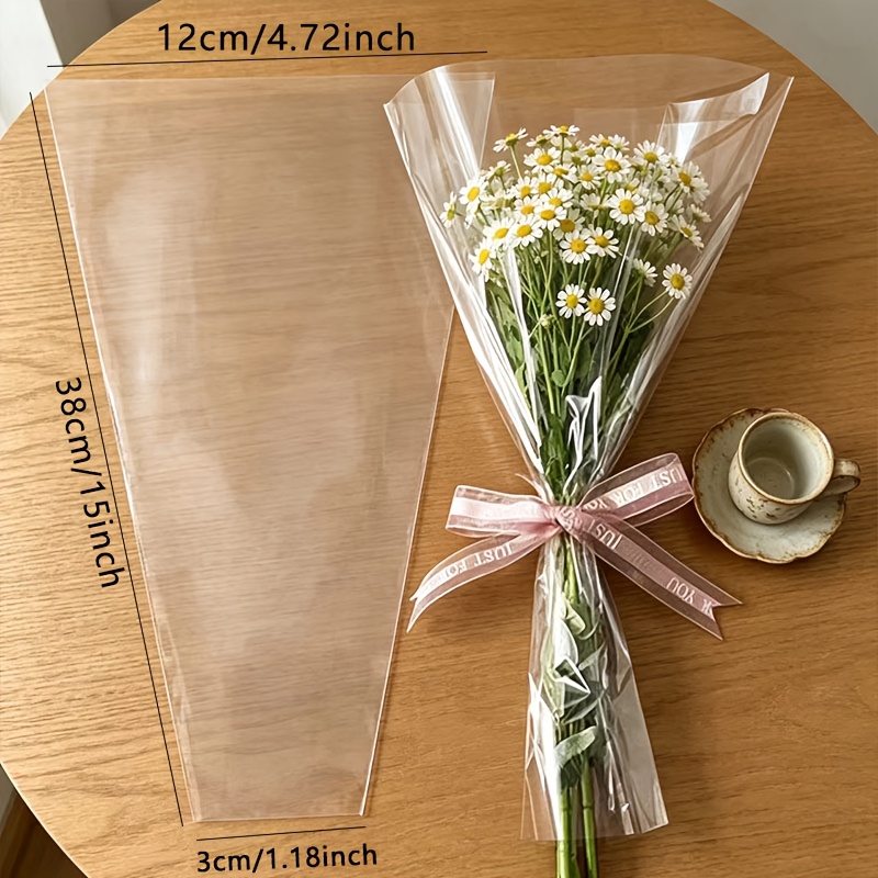 Event Party Shop - 52 buah tas kemasan buket plastik
