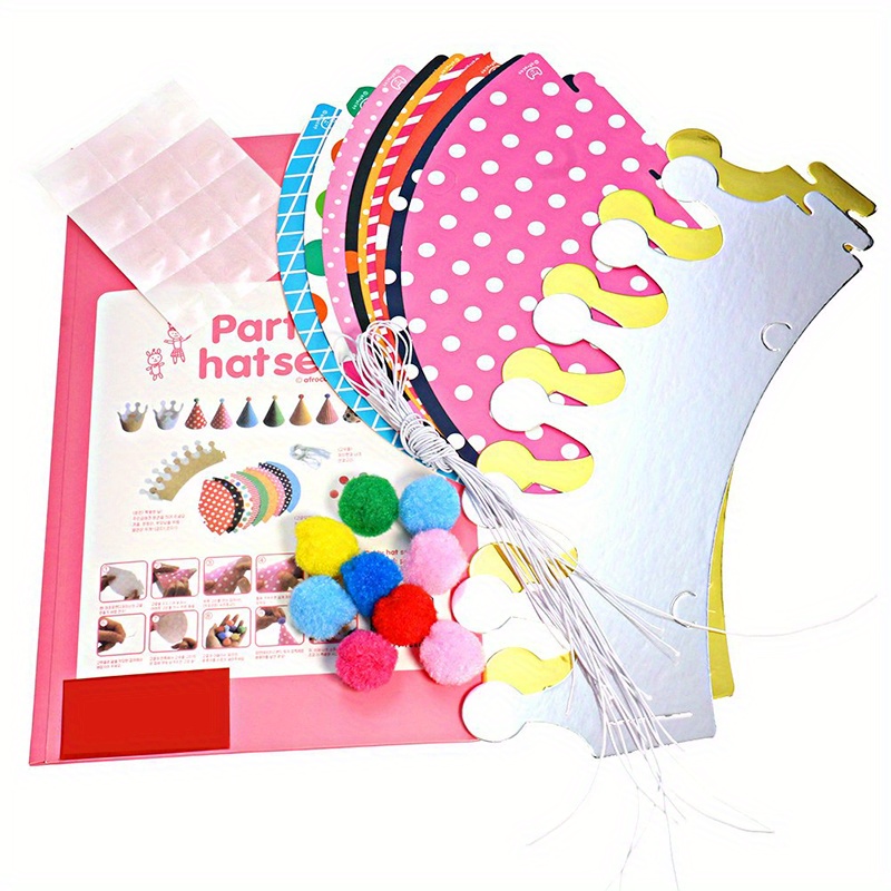 11 Buah Topi Pesta Mini Warna- - Party Hat Cone ulasan dan harga
