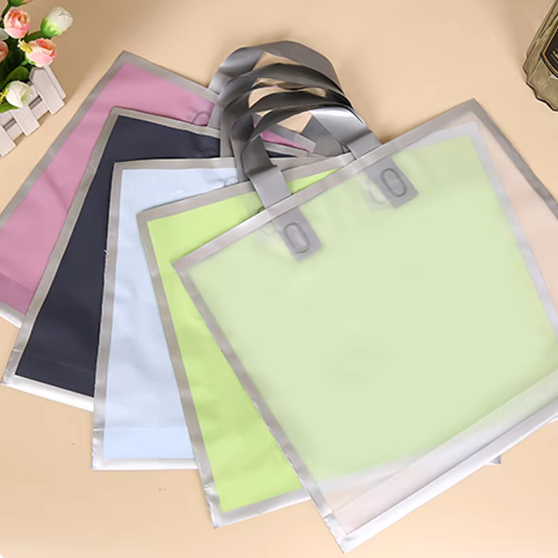 50Pcs Tas belanja tangan frost - Party Event Supply Store ulasan dan harga