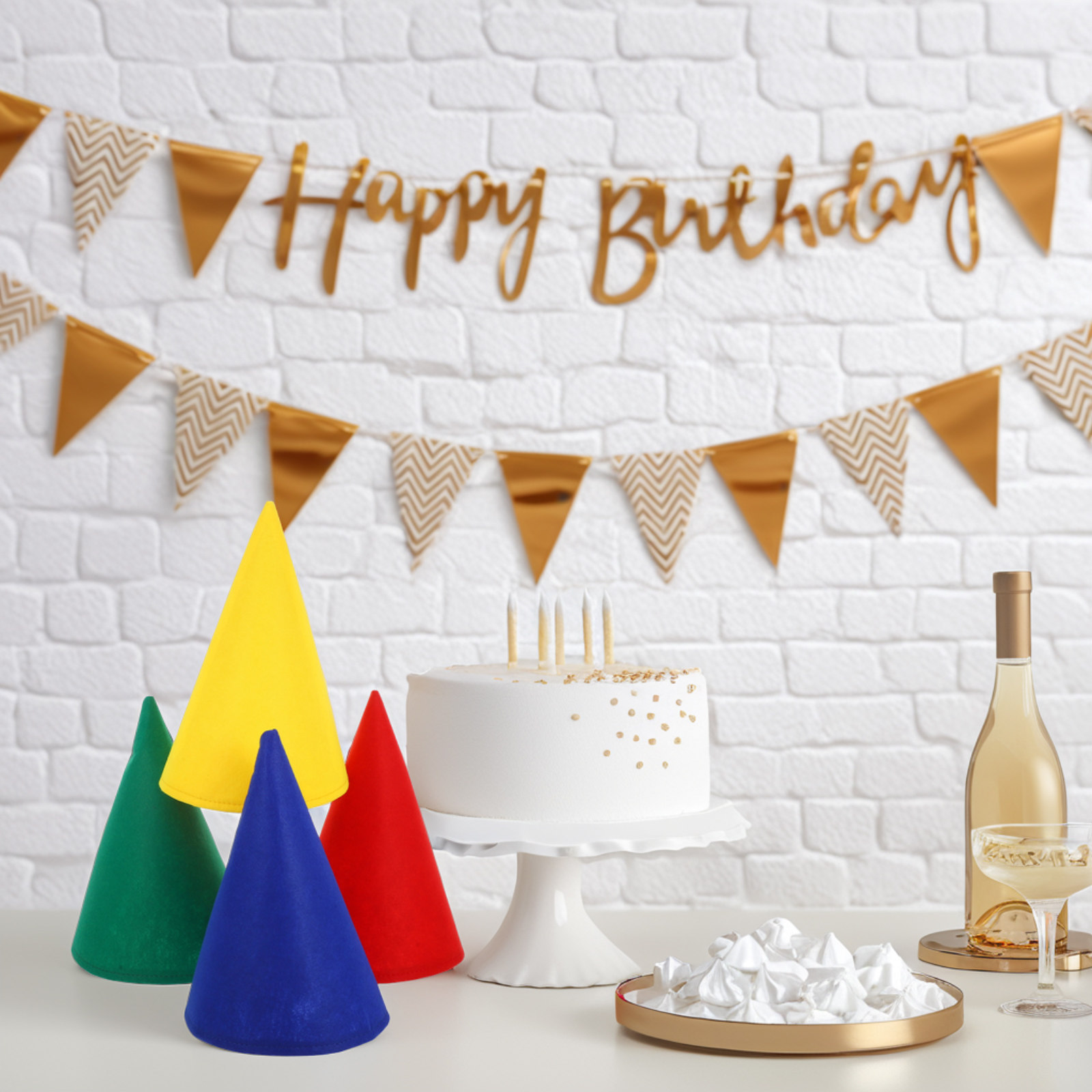 4Pcs Topi Kurcaci Berbentuk Ke - Party Hat Cone ulasan dan harga