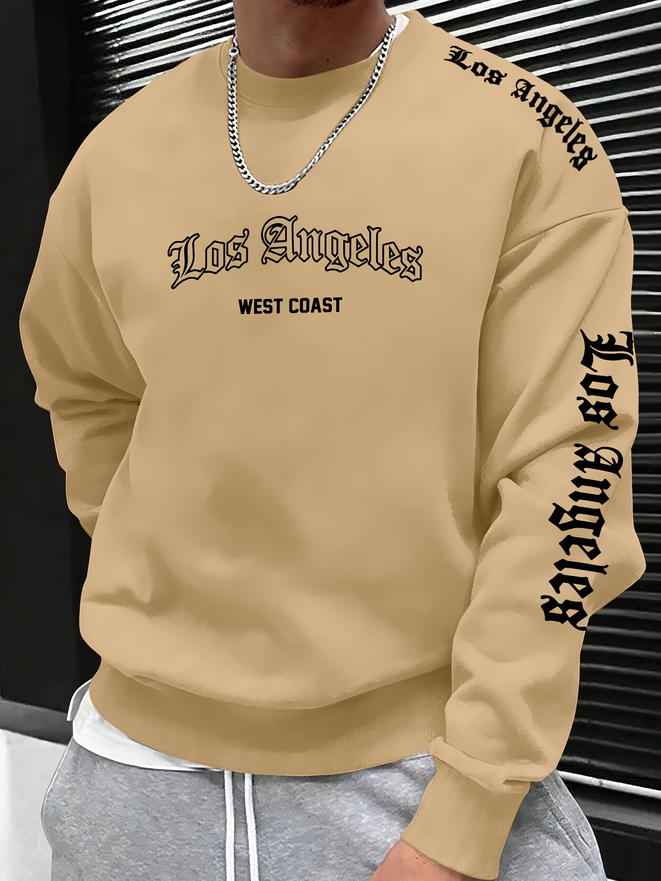 Sweatshirt Pria Leher Bulat de - Eve Party ulasan dan harga