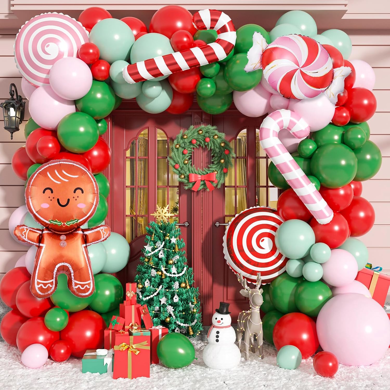 Set Lengkap Dekorasi Balon Nat - Balloon Arch Kit ulasan dan harga