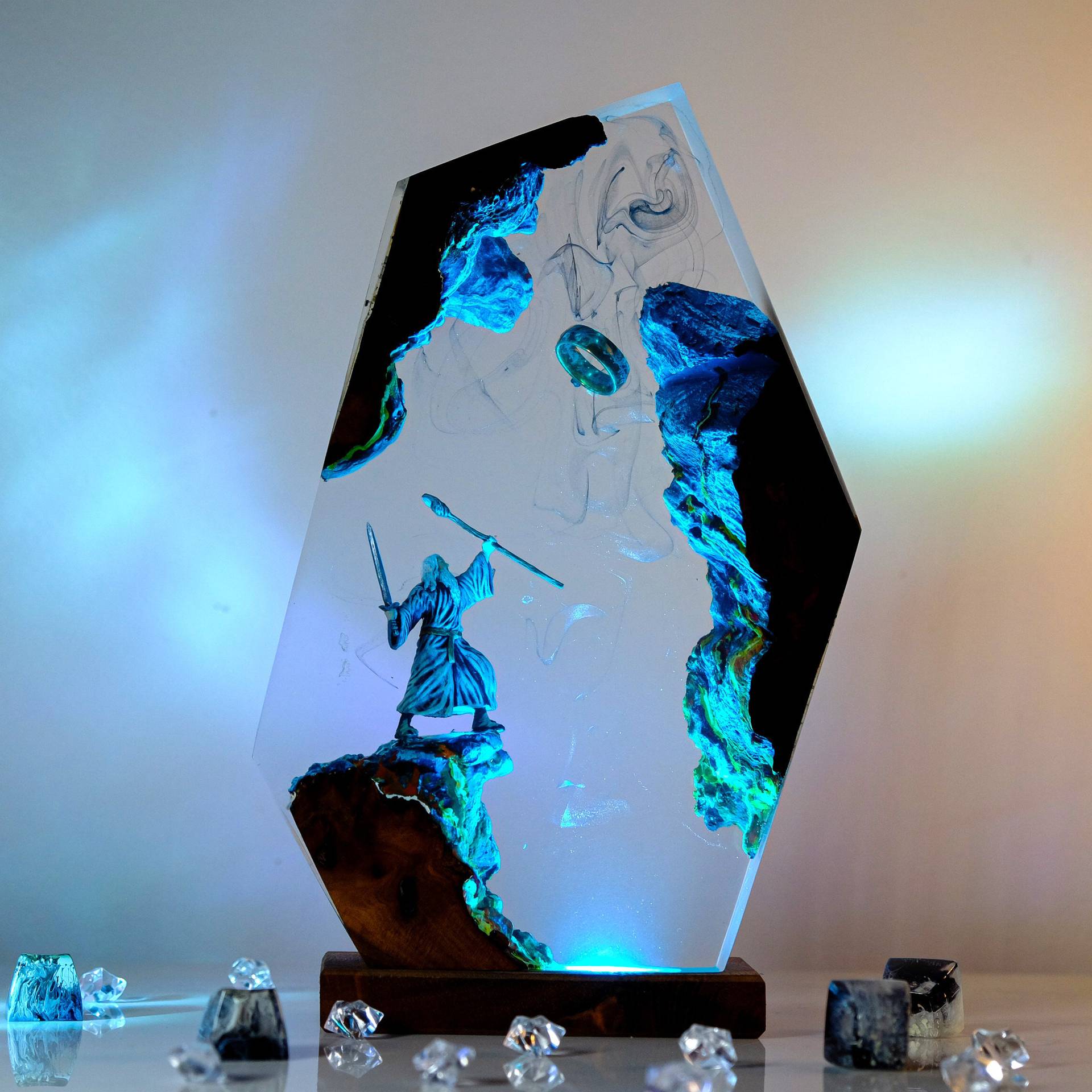 Lampu Resin Figur Adegan Film  - Neon Sign Party ulasan dan harga