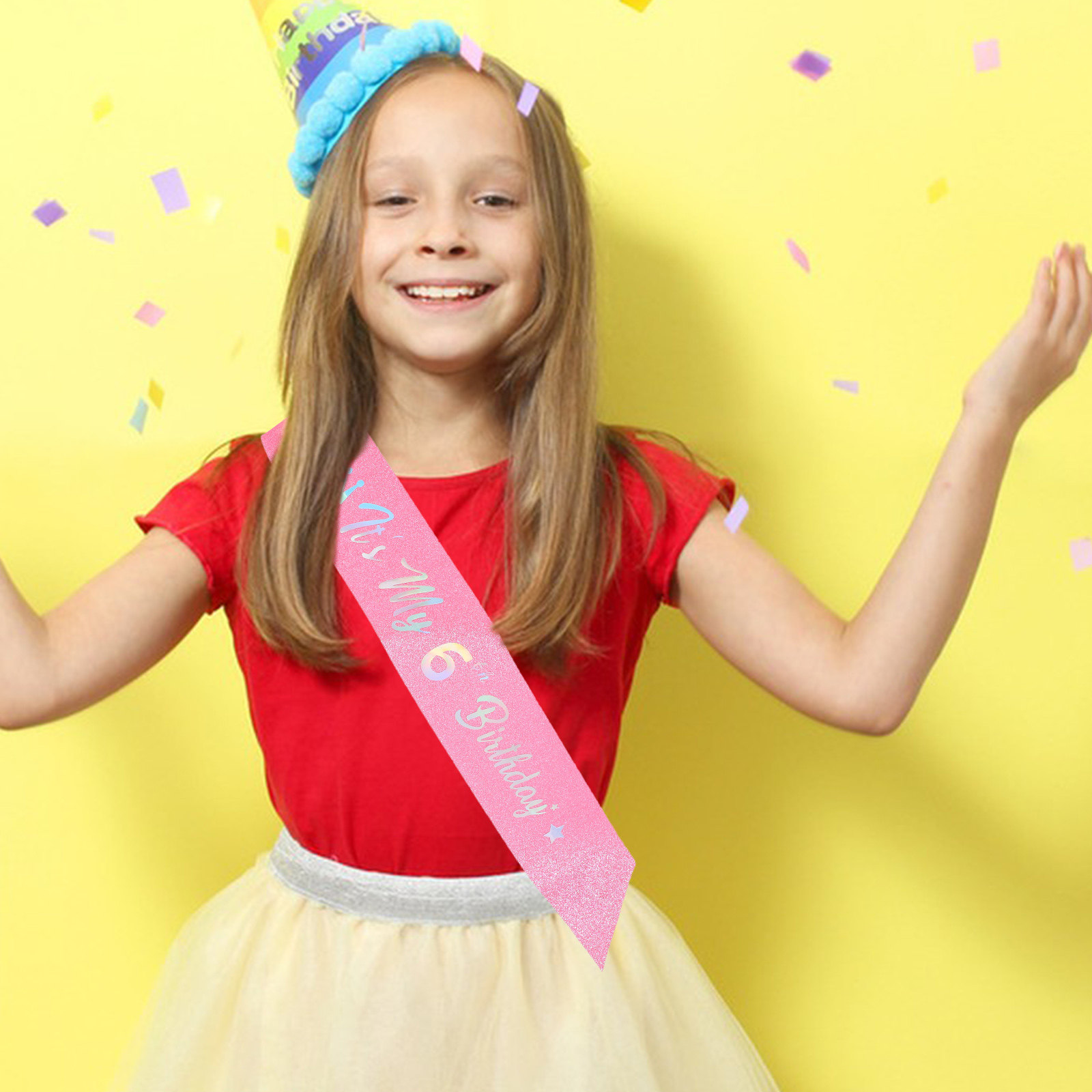 5Pcs Sash Ulang Tahun Berkilau - Birthday Sash Glitter ulasan dan harga