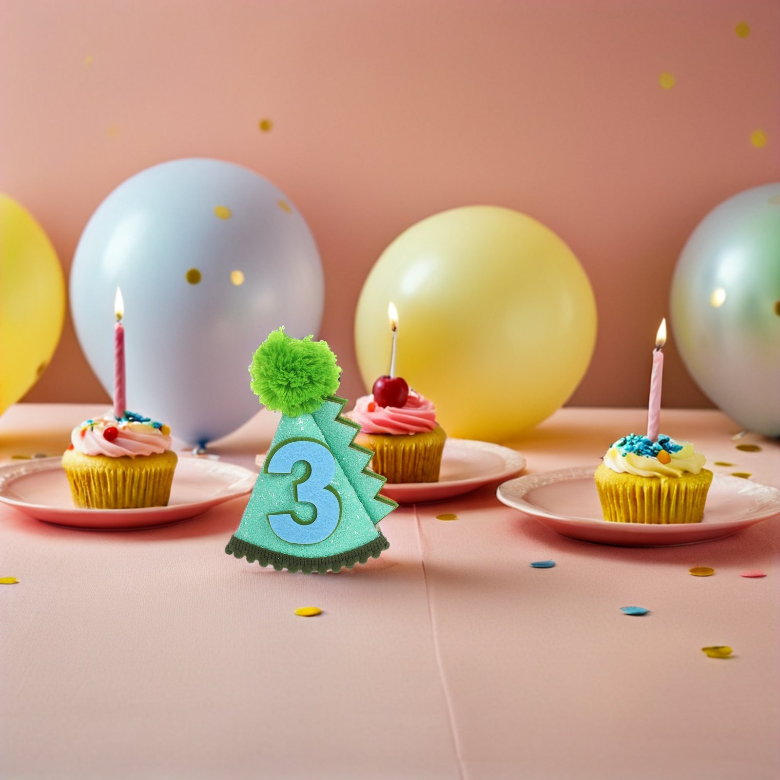Topi Ulang Tahun Bertema Dinos - Party Hat Cone ulasan dan harga